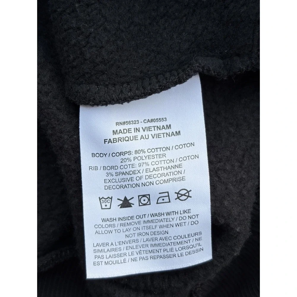 Kid's Nike Hoodie Black Swish Logo L Spell-Out Street Check Casual Street Sports